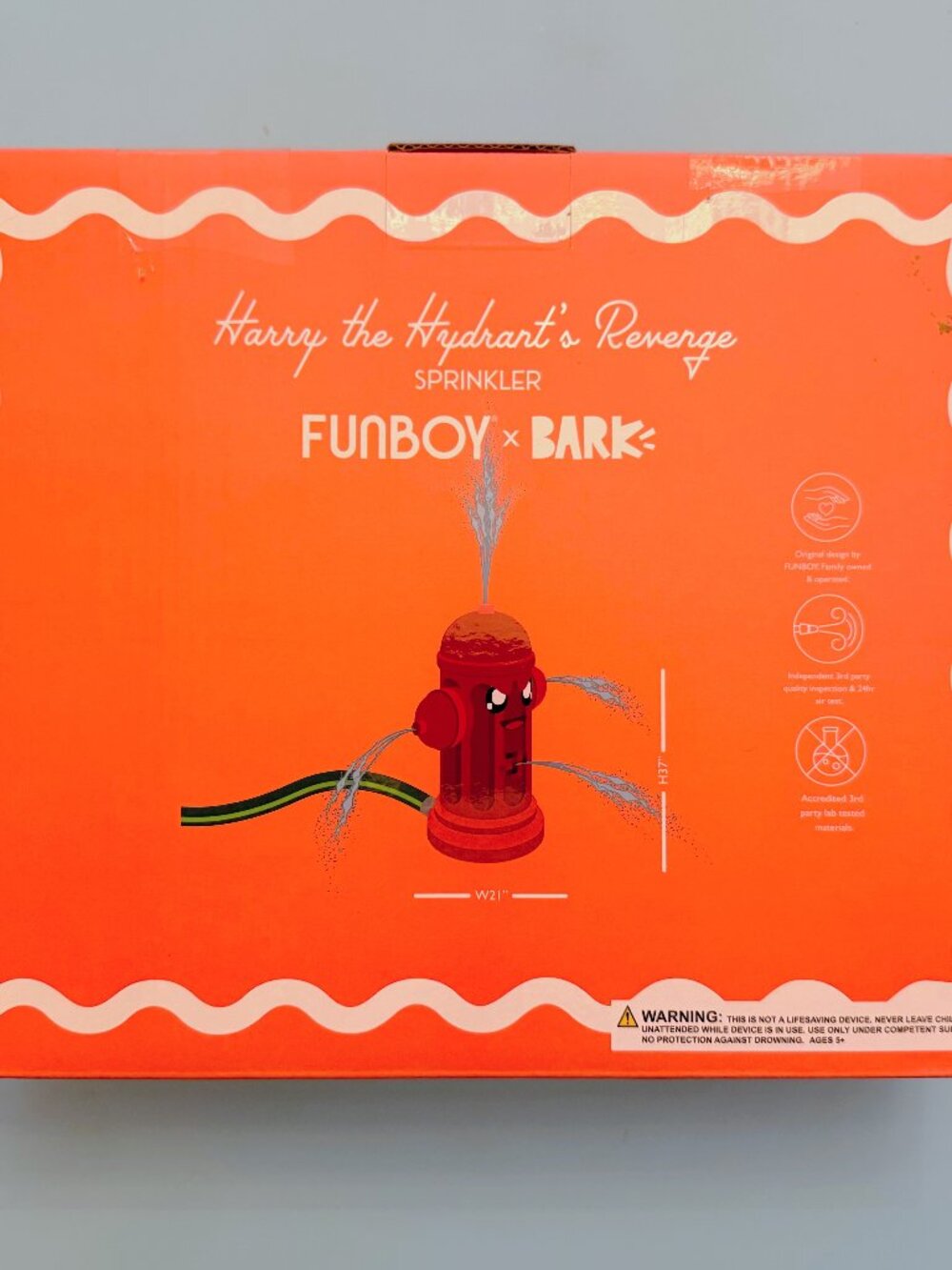 NIB BARK x FUNBOY Harry the Hydrant’s Revenge Dog Toy